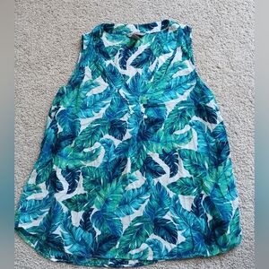 H&M+ Tropical Womens Shirt Size 14